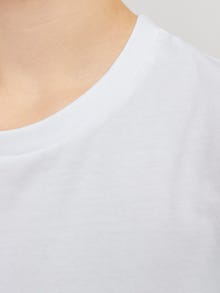 Jack & Jones Nyomott mintás Trikó Ifjúsági -White - 12255503