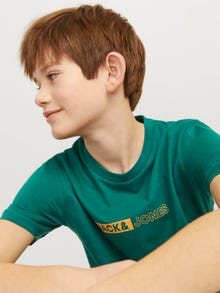 Jack & Jones Printed T-shirt For boys -Storm - 12255503
