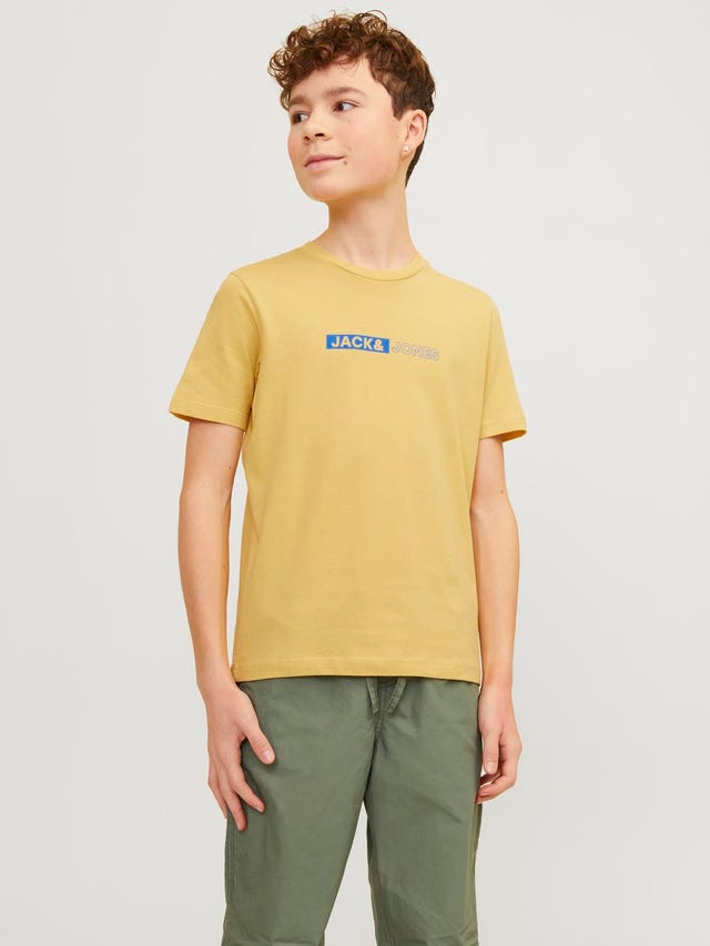 Jack & Jones Nadruk T-shirt Dla chłopców - 12255503