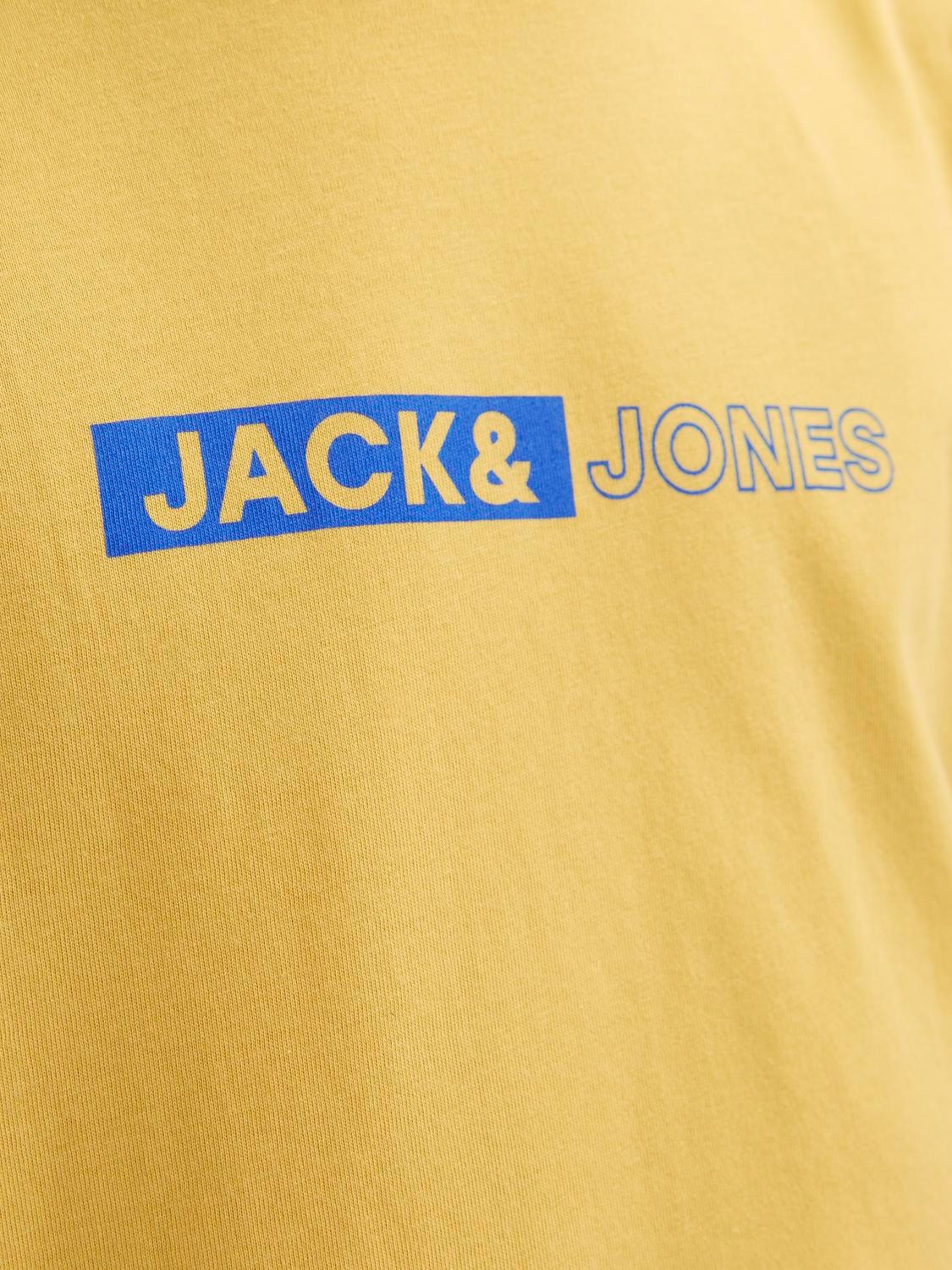 Jack & Jones Printed T-shirt For boys -Jojoba - 12255503