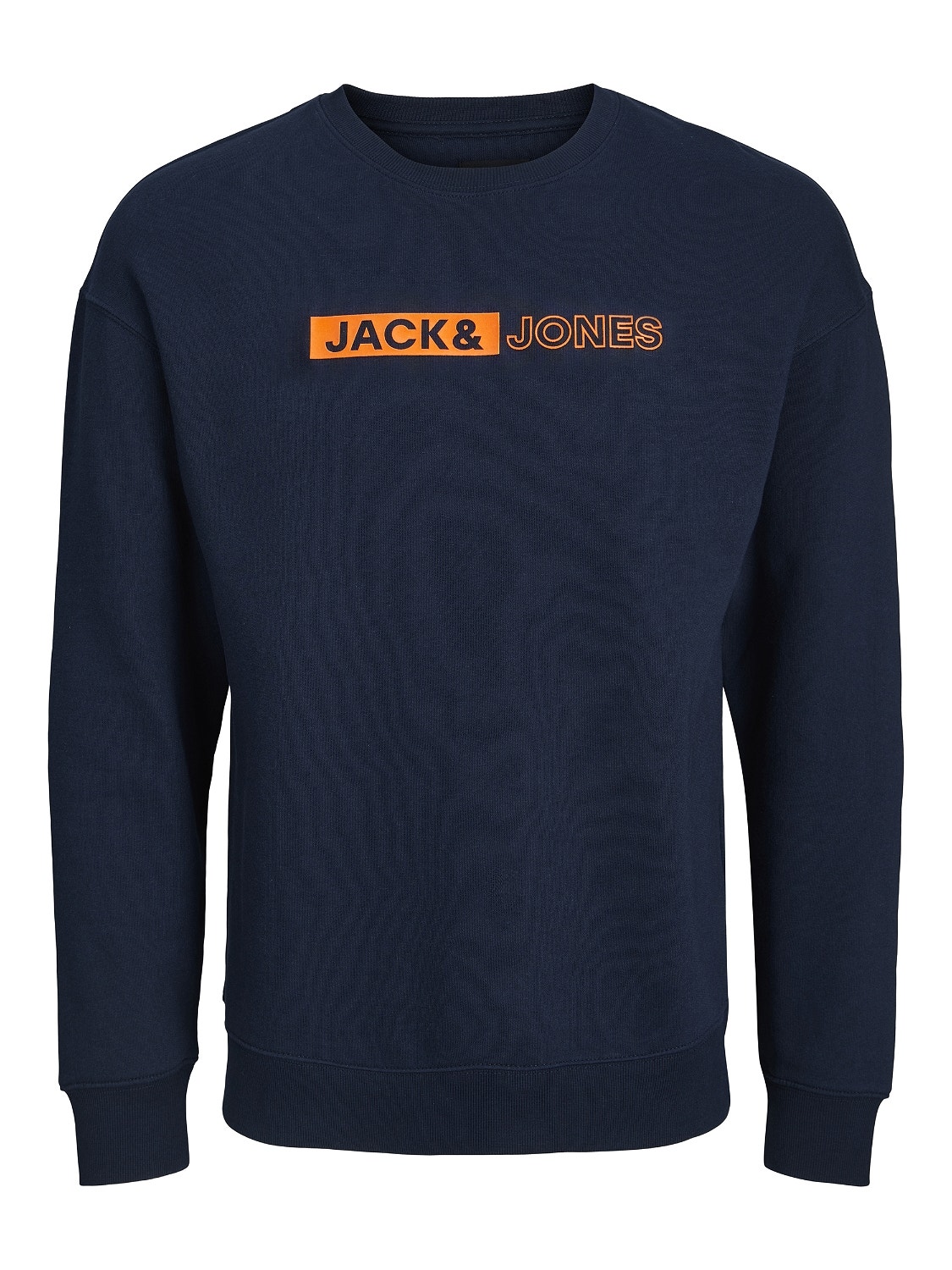 Jack & Jones Nadruk Bluza z okrągłym dekoltem Dla chłopców -Sky Captain - 12255504