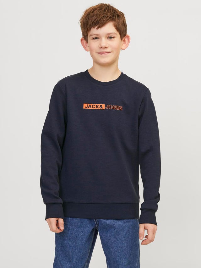 Jack & Jones Printed Crew neck Sweatshirt For boys - 12255504
