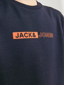 Jack & Jones Felpa Girocollo Stampato Per Bambino -Sky Captain - 12255504
