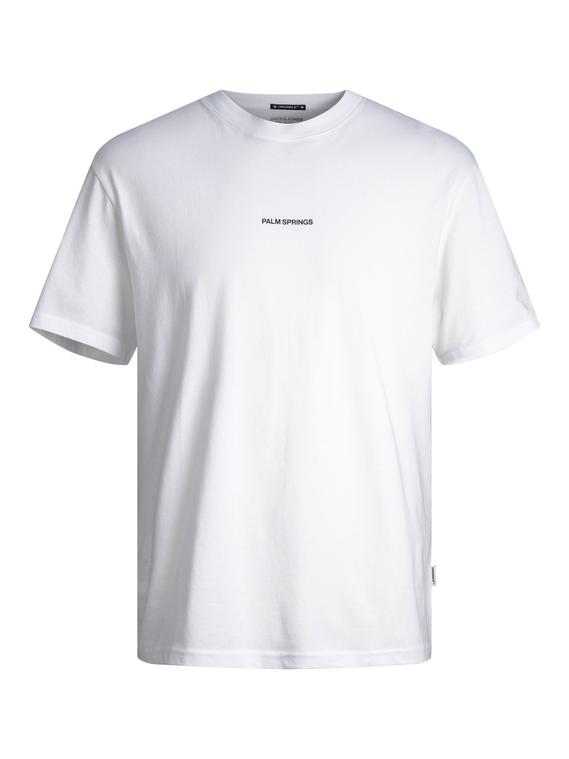 Jack & Jones Printet Crew neck T-shirt -Bright White - 12255525