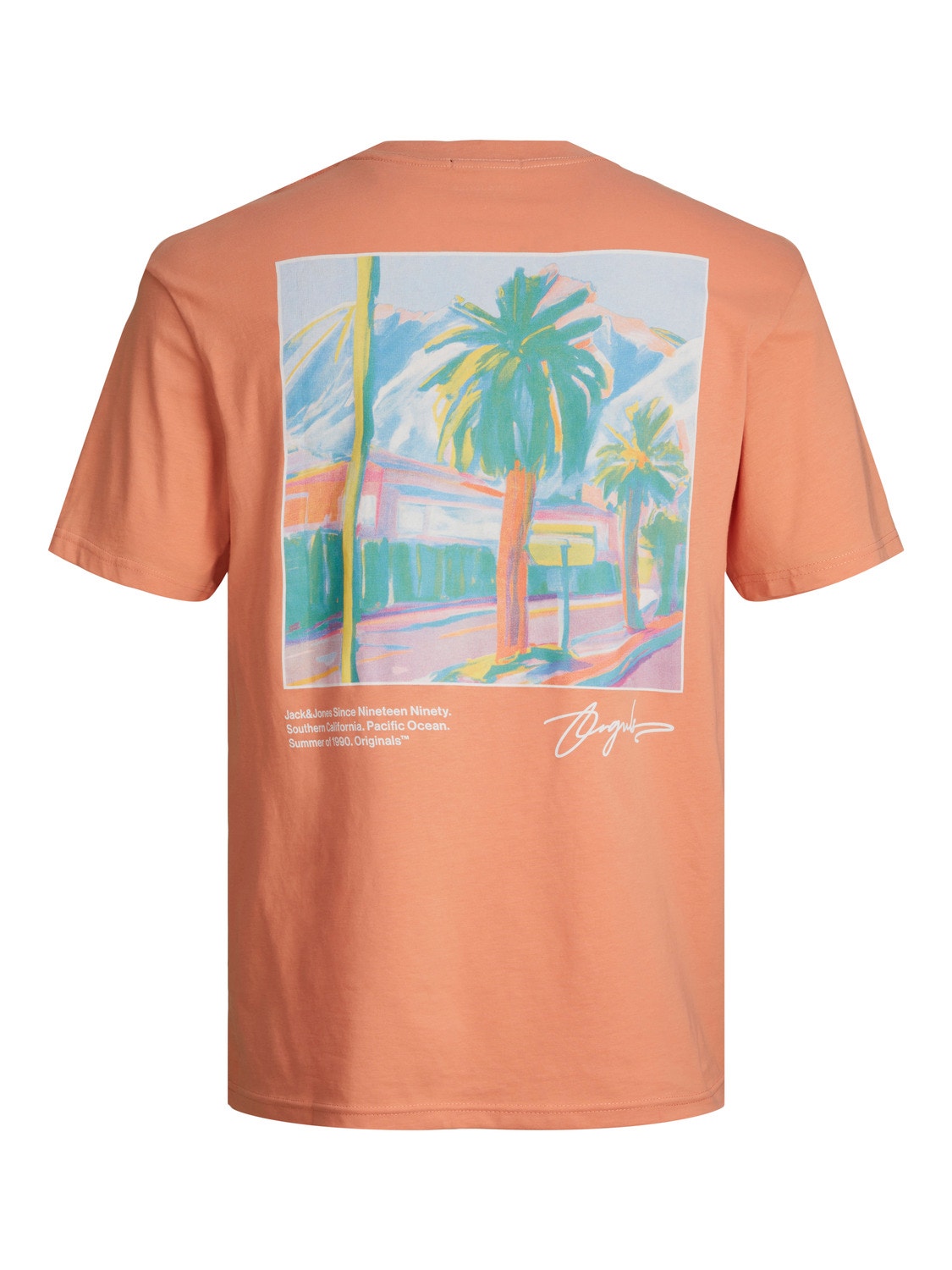 Jack & Jones Tryck Rundringning T-shirt -Canyon Sunset - 12255525