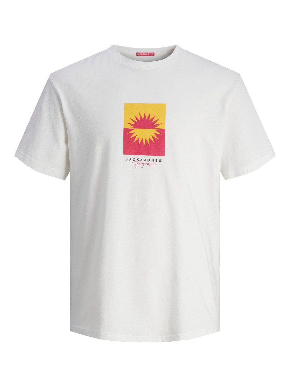 Jack & Jones T-shirt Imprimé Col rond -Bright White - 12255569
