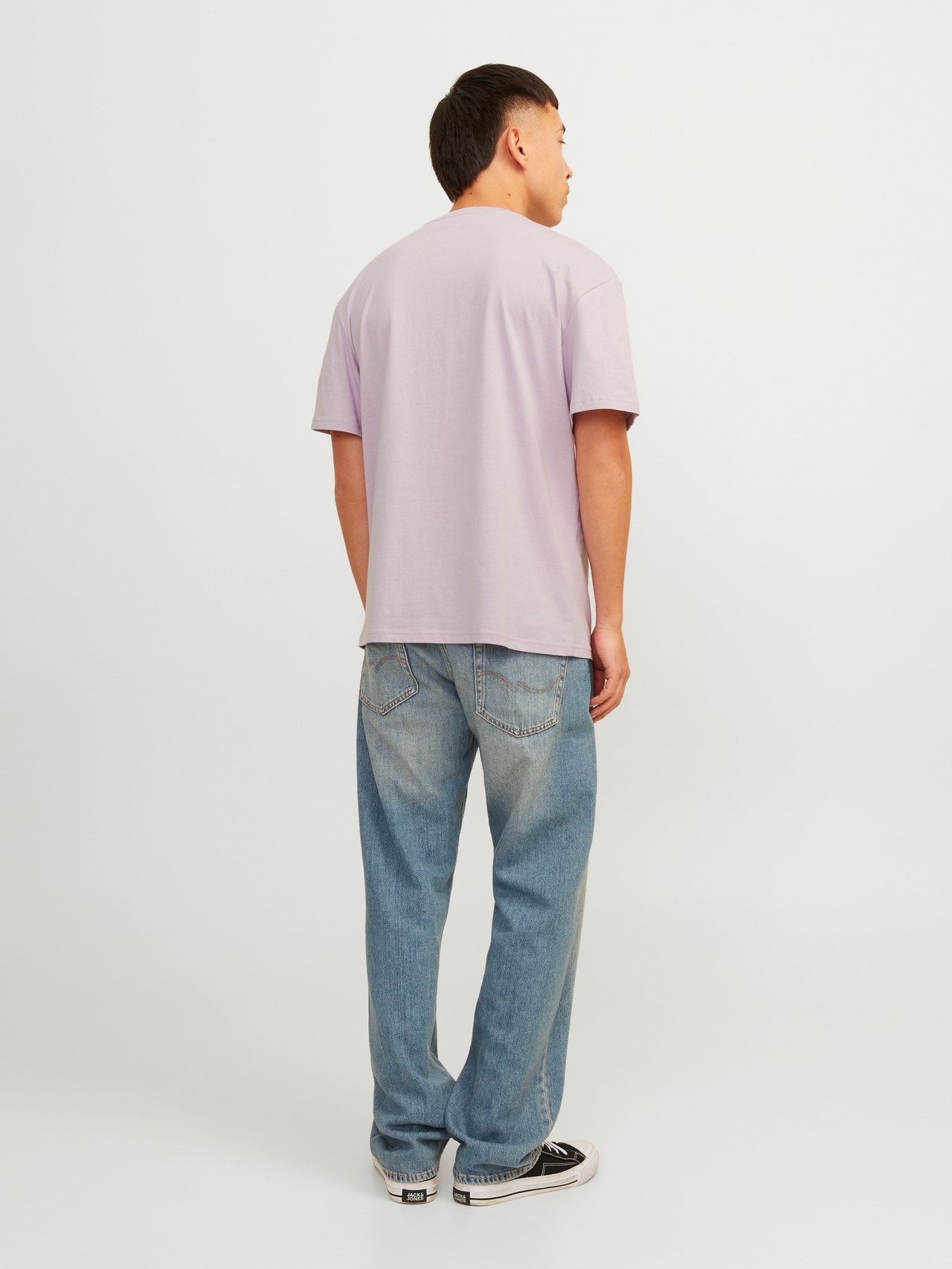 Jack & Jones Nadruk Okrągły dekolt T-shirt -Lavender Frost - 12255569