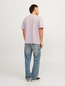 Jack & Jones Trykk O-hals T-skjorte -Lavender Frost - 12255569