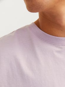 Jack & Jones Nadruk Okrągły dekolt T-shirt -Lavender Frost - 12255569