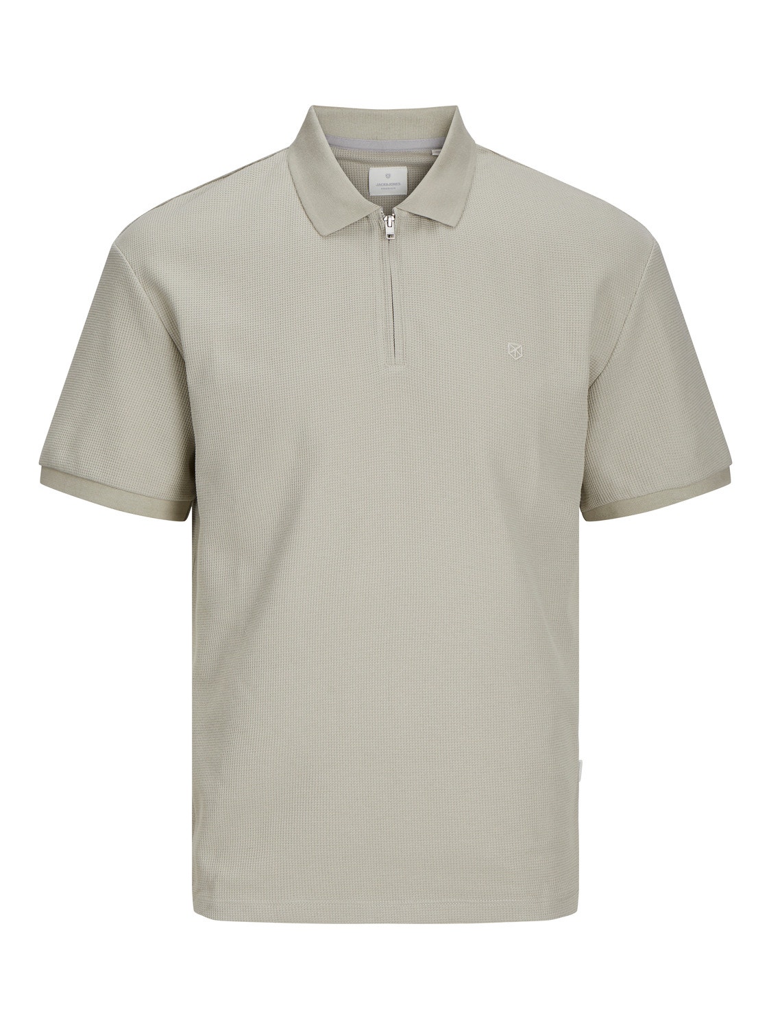 Jack & Jones T-shirt Uni Polo -Abbey Stone - 12255578
