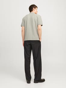 Jack & Jones Bez vzoru Polo límec Tričko -Abbey Stone - 12255578