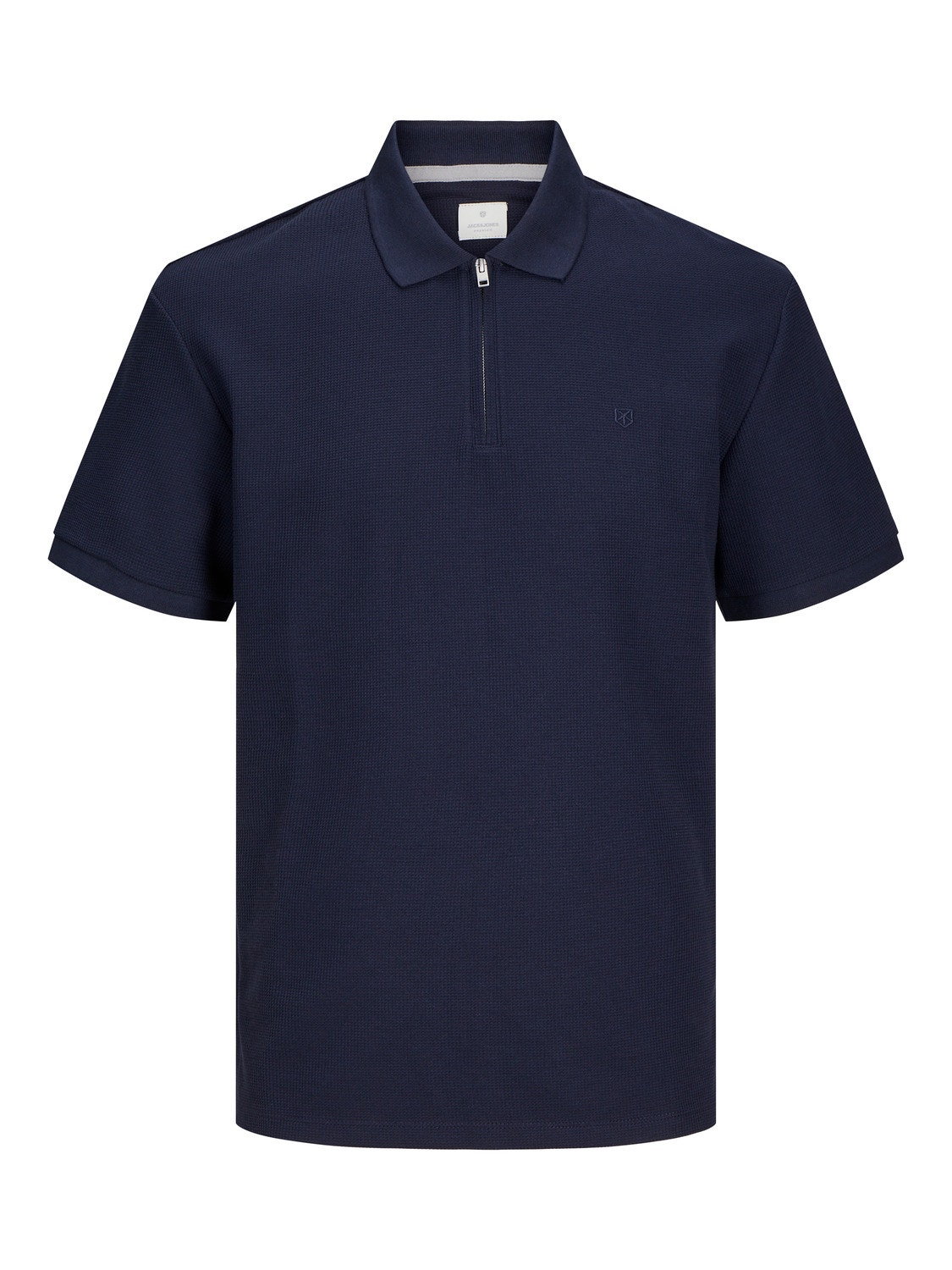 Jack & Jones Ensfarvet Polo T-shirt -Night Sky - 12255578