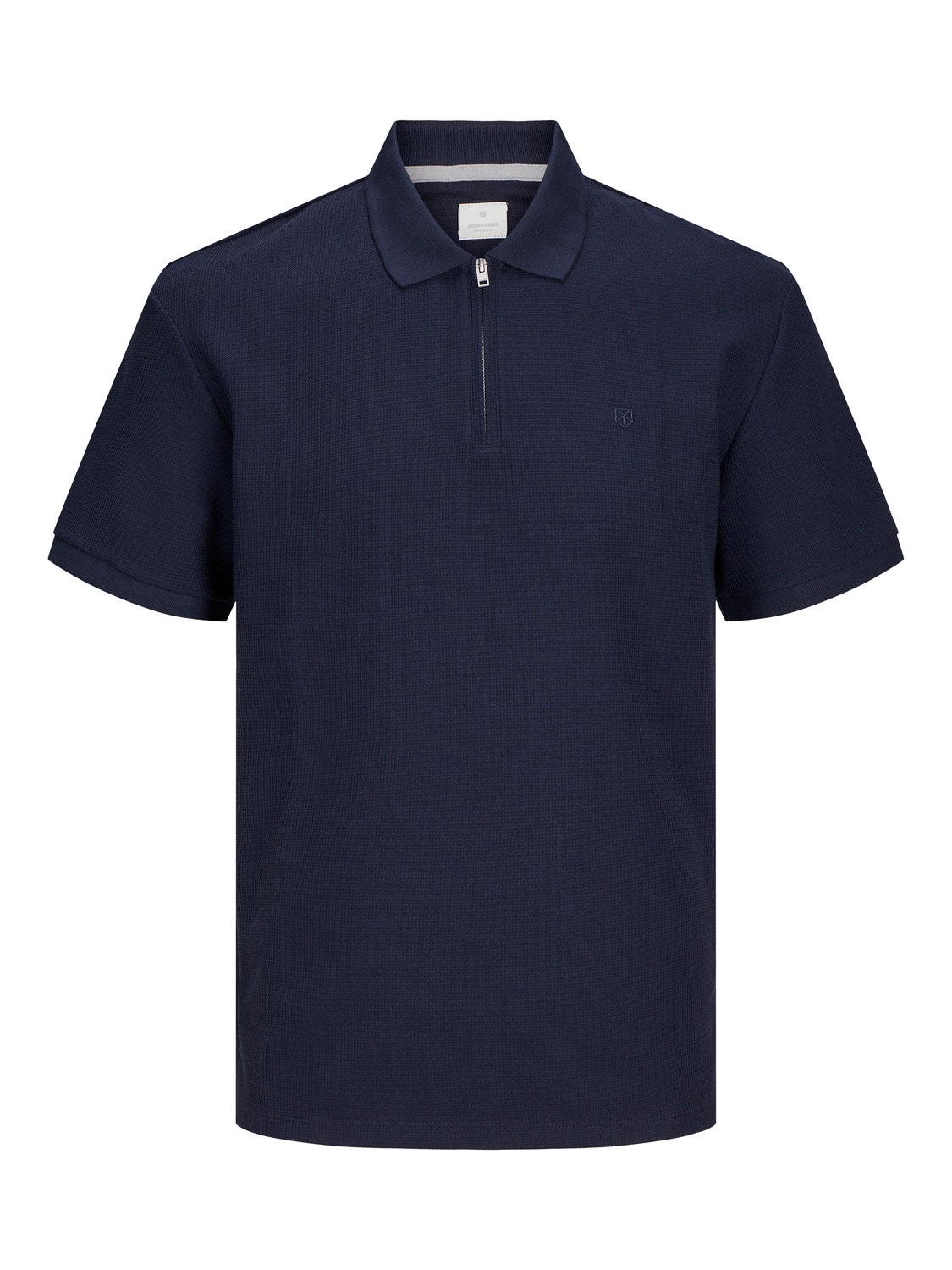 Jack & Jones Vienspalvis Polo kaklas Marškinėliai -Night Sky - 12255578