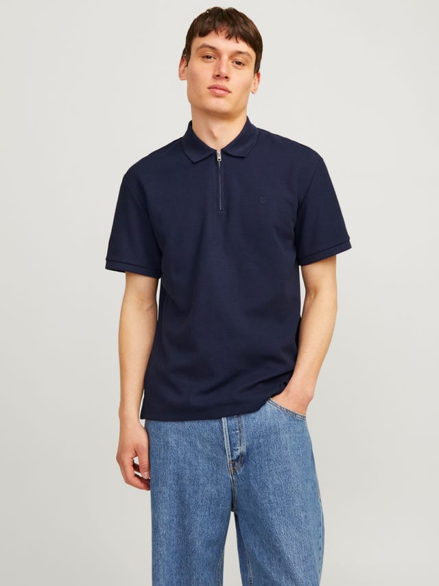 Jack & Jones Vienspalvis Polo kaklas Marškinėliai - 12255578