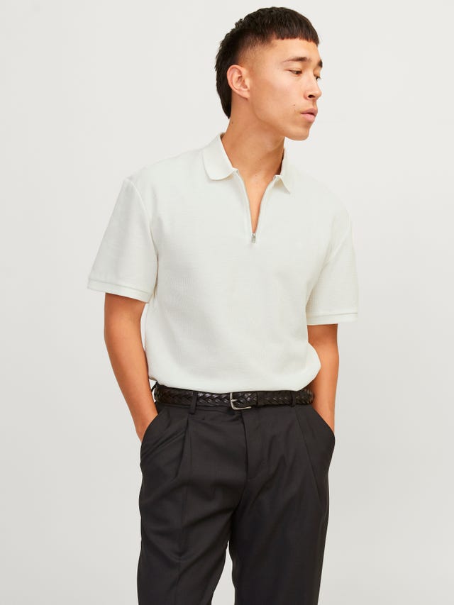 Jack & Jones Ühevärviline Polo T-särk - 12255578