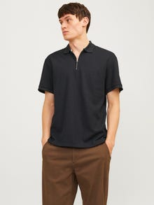 Jack & Jones Plain Polo Polo -Black Beauty - 12255578