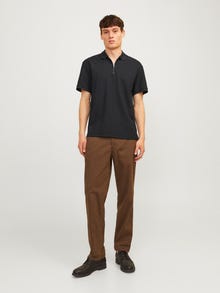 Jack & Jones Plain Polo Polo -Black Beauty - 12255578