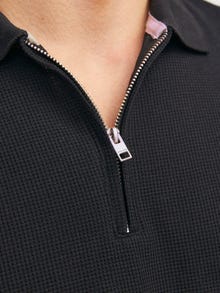 Jack & Jones Vanlig Polo T-skjorte -Black Beauty - 12255578