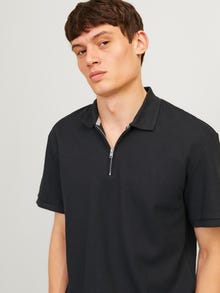 Jack & Jones Plain Polo T-shirt -Black Beauty - 12255578