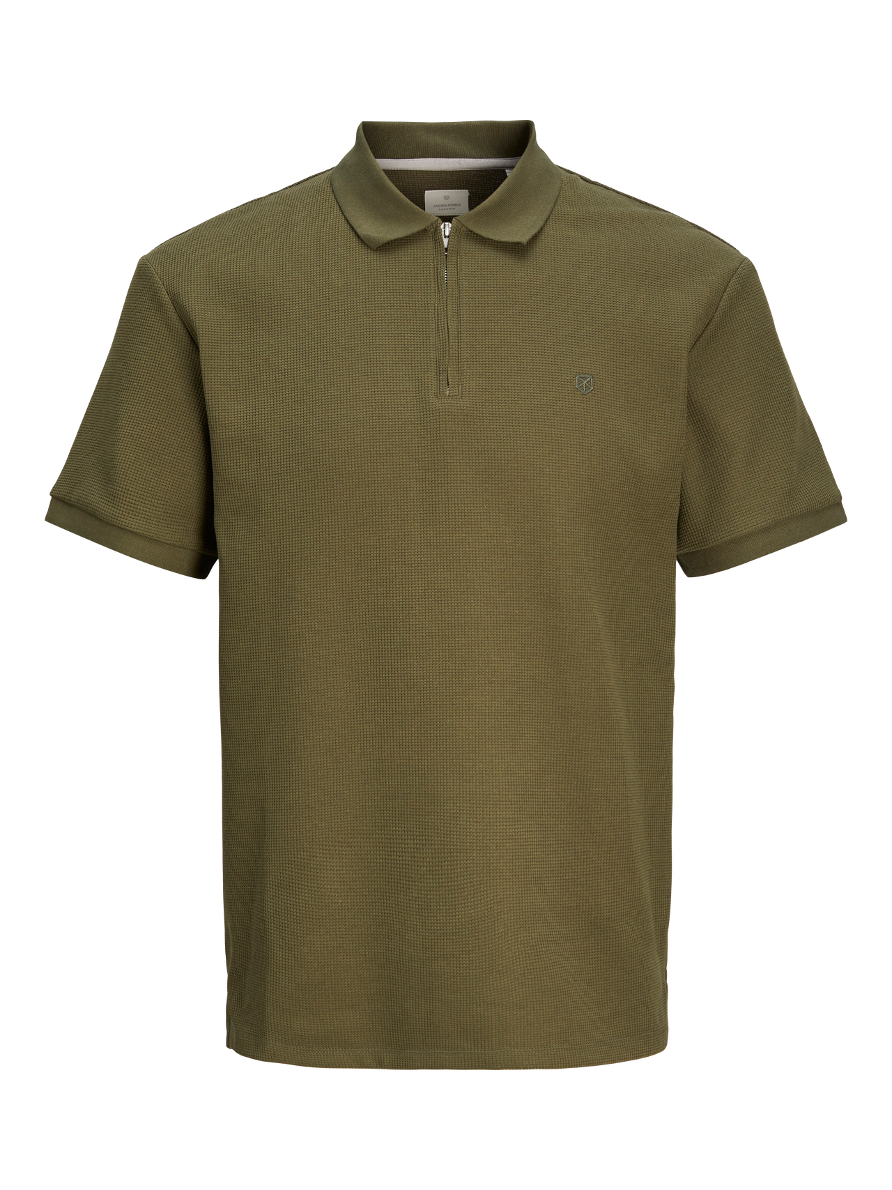 Jack & Jones Einfarbig Polo T-shirt -Olive Night - 12255578