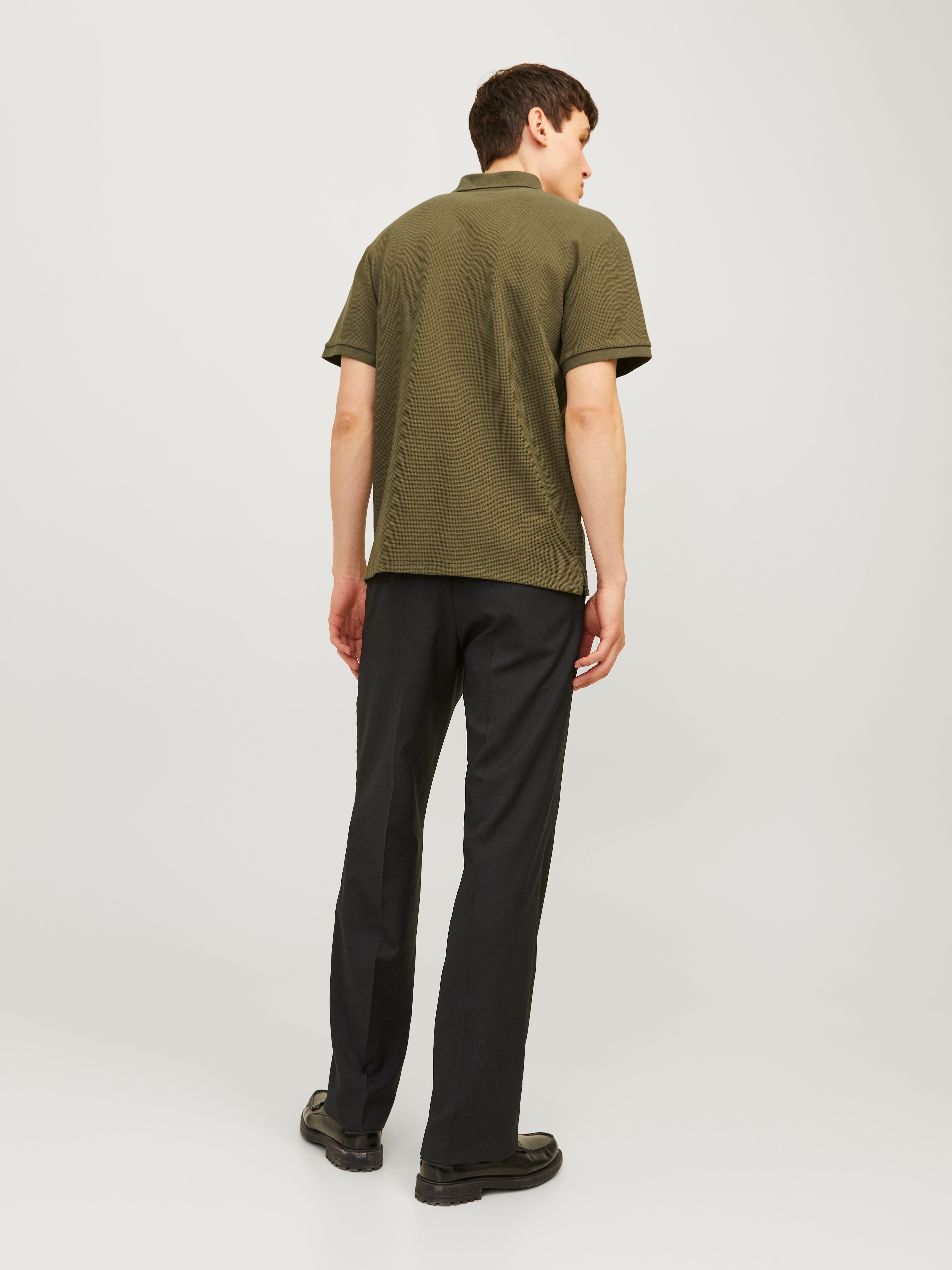 Jack & Jones Plain Polo Polo -Olive Night - 12255578