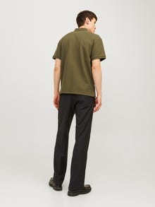 Jack & Jones Vienspalvis Polo kaklas Marškinėliai -Olive Night - 12255578