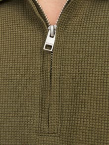 Jack & Jones Ühevärviline Polo T-särk -Olive Night - 12255578