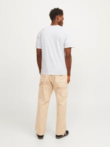 Jack & Jones Trykk O-hals T-skjorte -Bright White - 12255579