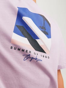 Jack & Jones Camiseta Estampado Cuello redondo -Lavender Frost - 12255579