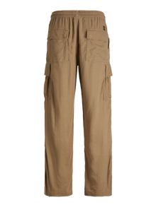 Jack & Jones Pantaloni cargo Wide Fit -Malt Ball - 12255603
