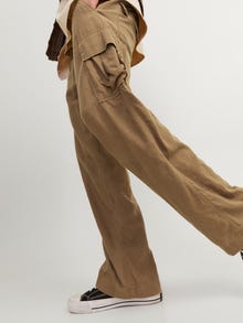 Jack & Jones Pantaloni cargo Wide Fit -Malt Ball - 12255603