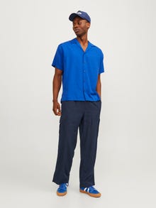 Jack & Jones Wide Fit Teretne pantalone -Dark Navy - 12255603