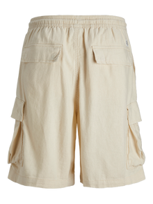 Jack & Jones Lös passform Cargoshorts -Summer Sand - 12255605
