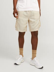 Jack & Jones Lös passform Cargoshorts -Summer Sand - 12255605