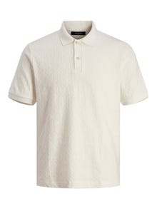 Jack & Jones T-shirt Uni Polo -White Onyx - 12255616