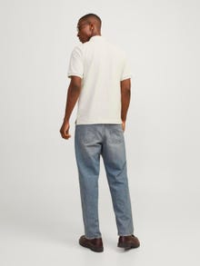 Jack & Jones Sima Póló Trikó -White Onyx - 12255616