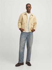 Jack & Jones Sima Póló Trikó -White Onyx - 12255616