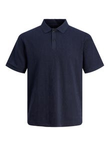 Jack & Jones Yksivärinen Polo T-shirt -Maritime Blue - 12255616