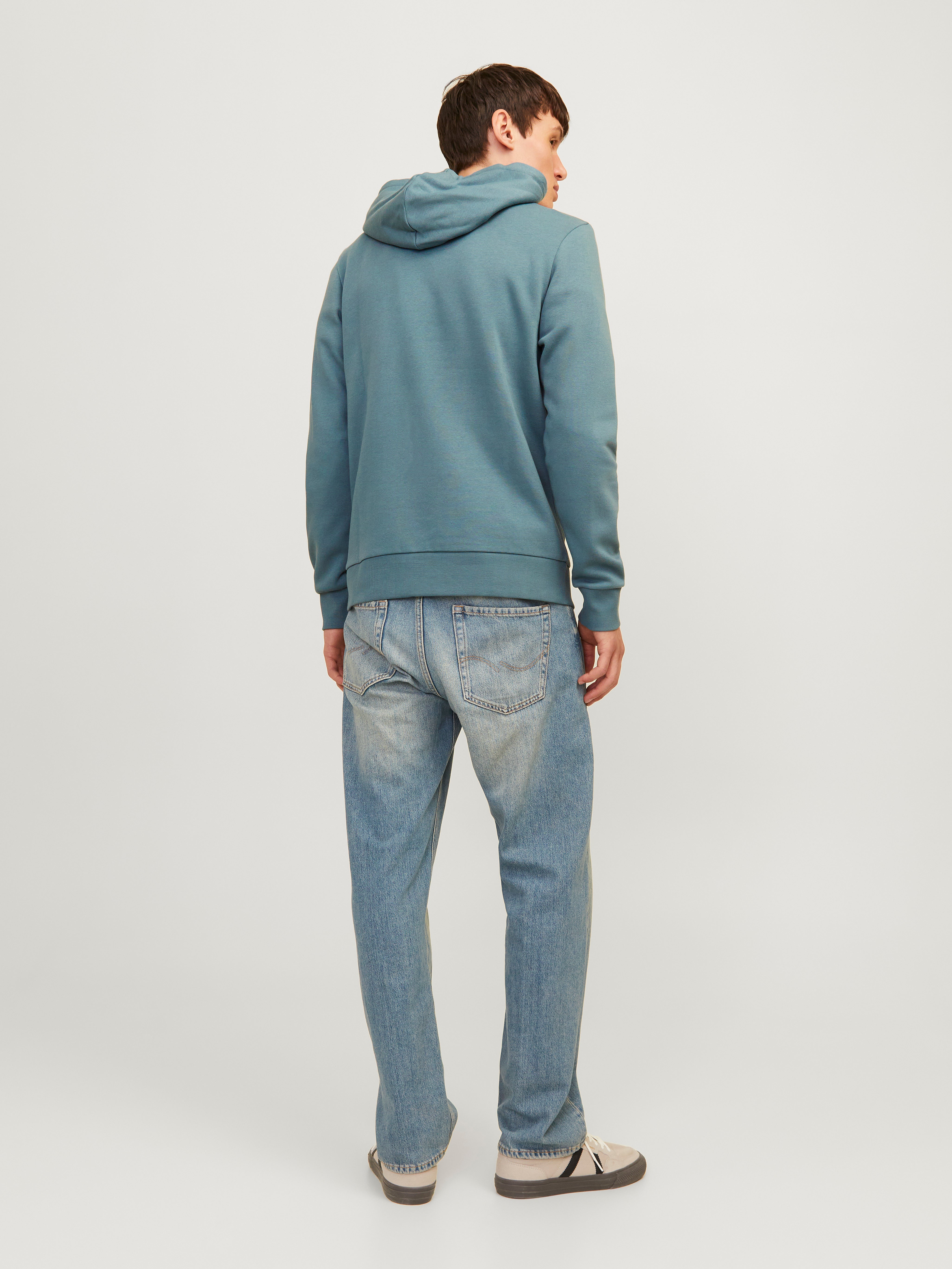 Sweat à Capuche Jack & Jones Gris - Taille XL Homme - Logo - Occasion Bon état