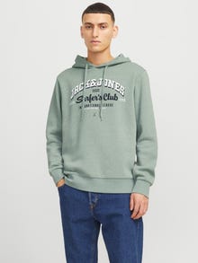 Jack & Jones Logo Huppari -Iceberg Green - 12255617
