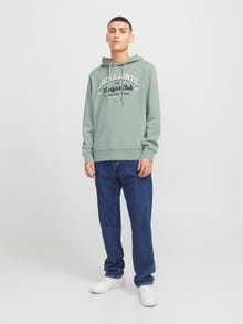Jack & Jones Logo Huppari -Iceberg Green - 12255617