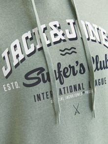 Jack & Jones Logo Huppari -Iceberg Green - 12255617