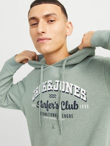 Jack & Jones Logo Huppari -Iceberg Green - 12255617