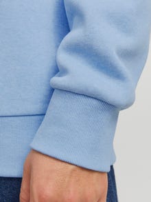 Jack & Jones Logo Hoodie -Chambray Blue - 12255617
