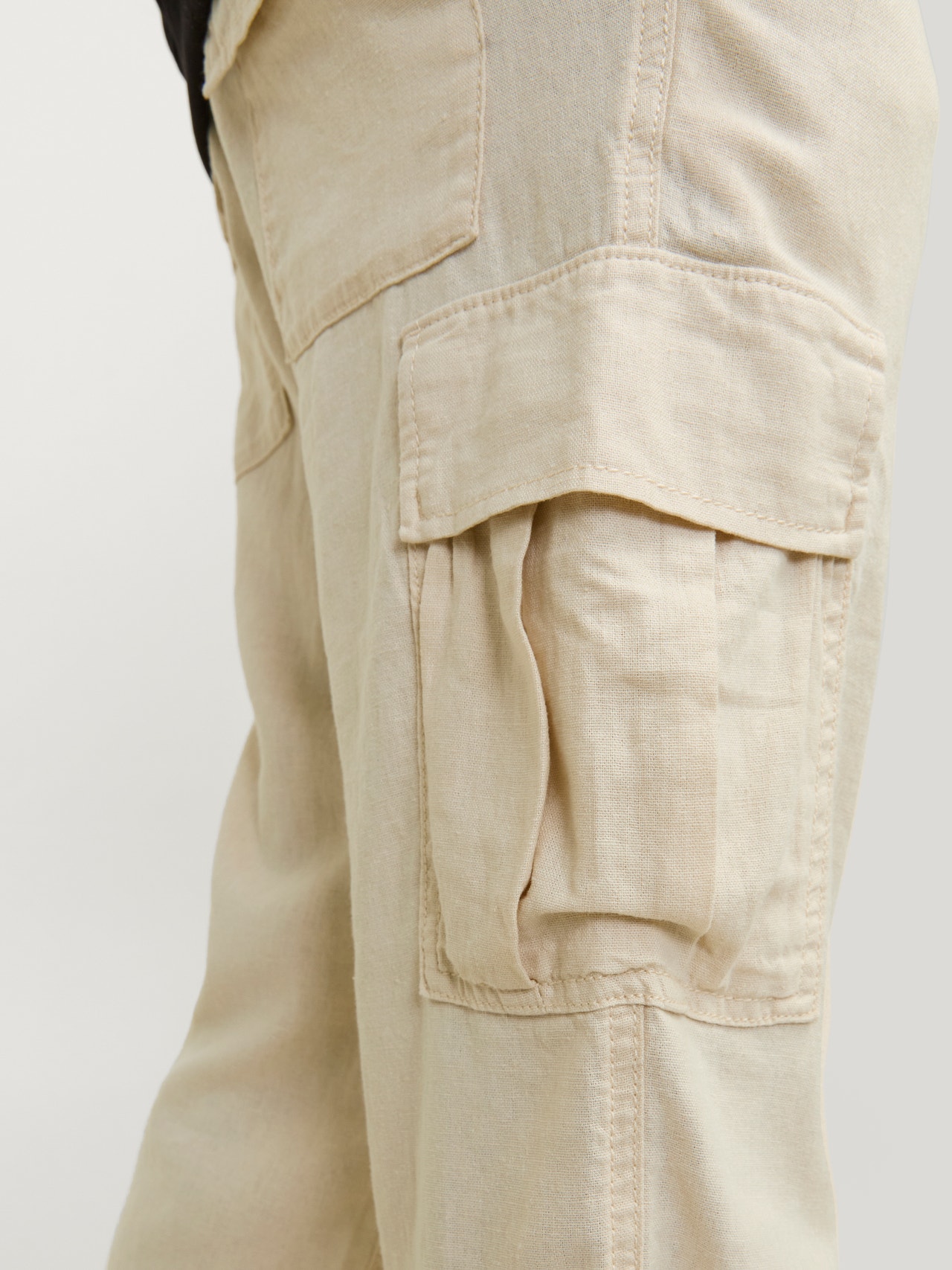 Jack & Jones Pantalon cargo Wide Leg Fit Pour les garçons -Summer Sand - 12255663