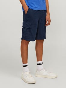 Jack & Jones Loose Fit Cargo Shorts Junior -Dark Navy - 12255664