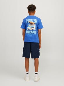 Jack & Jones Loose Fit Kratke hlače s številnimi žepi Mladinci -Dark Navy - 12255664