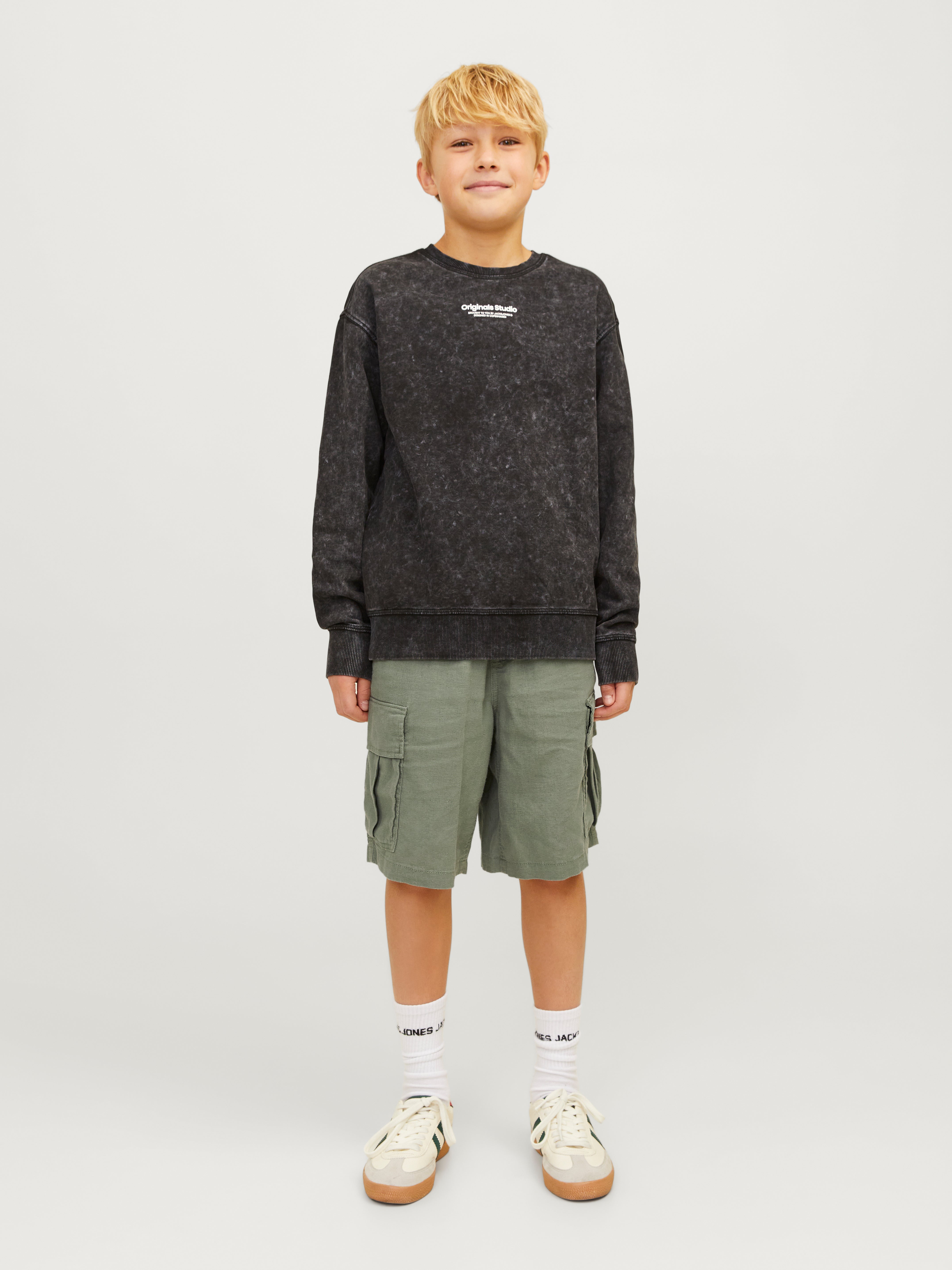 Loose Fit Cargo shorts For boys