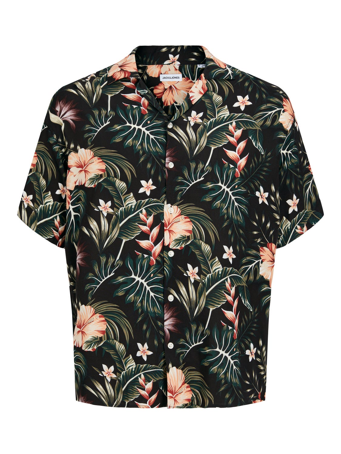 Jack & Jones Relaxed Fit Resort shirt -Black - 12255684