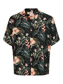 Jack & Jones Stile Hawaiano Relaxed Fit -Black - 12255684